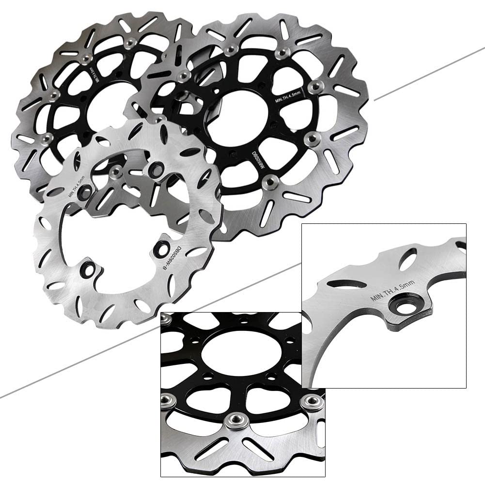 Amazon.com: Bacar 1 Piece Rear Brake Disc Rotor for Kawasaki ZX6R